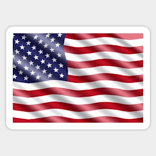 USA - flag of the United States of America Sticker